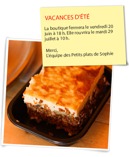 Moussaka - Les Petits Plats de Sophie